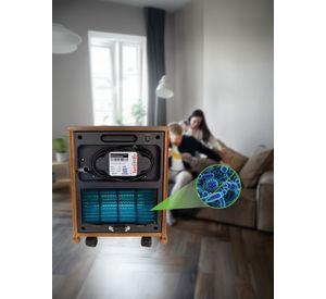 Estufa Eléctrica Infrarroja Madera UV 70 m2 WiFi