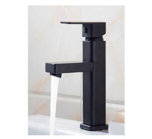 Grifo para baño y cocina negro mate