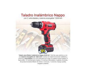 Taladro Inalambrico NAPPO 2 Velocidades con Accesorios