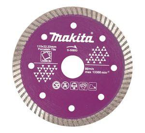Disco Porcelanato Cerámica 4-1/2 Corte Seco Makita D-50893