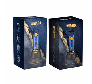 Barber Combo Wmark Professional Cortapelo NG8060 + Patillera NG8260 Azul