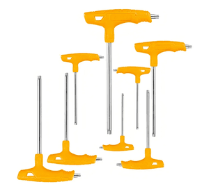 Juego De Llave Allen T - Torx Ingco 8 Pzs. Hhkt80838 Color Amarillo