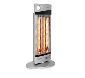 Estufa Calefactor Electrica Fibra De Carbono 1000W Gris NSB-120K5