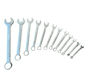 Juego Llave Combinada 12 Pcs Punta Corona Con Estuche