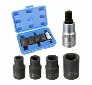 Juego De Dados Pentagonales 5 Piezas Llaves Vaso Mecanica