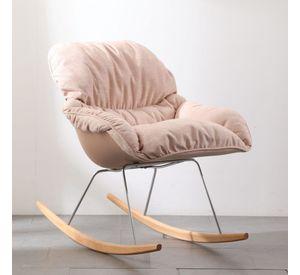Silla Mecedora Tendencia Home Sebastiana color rosado