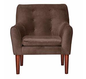 Poltrona 1C Bergen Felpa  chocolate 78 x 70 x 98