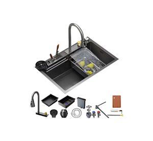 Combo Lavaplato Empotrado80x45cm Acero Inoxidable Cuchillero
