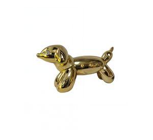 Set de 2 Estatua Perro Escultura Arte Resina Decoración Jhn