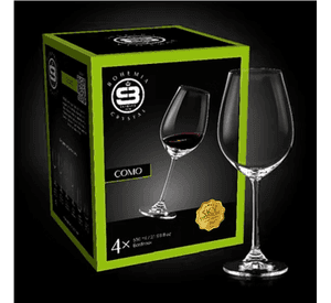 SET 4 COPONES VINO TINTO SIENA BOHEMIA, 580 ML