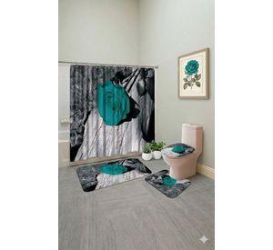 Set Cortinas de Banos de 4 Pieza