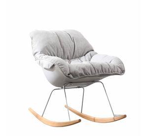 Silla Mecedora Tendencia Home Sebastiana color gris
