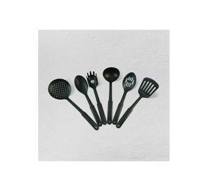 Set de batería de 13 piezas, antiadherente, Royal Mark, ollas y sartén, color negro