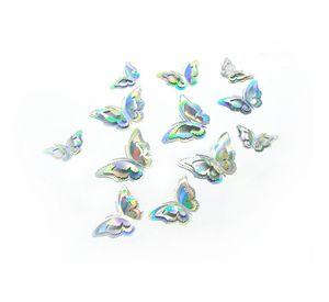 DECO MARIPOSA SILVER NACARDO X12 UNI