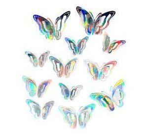 DECO MARIPOSA SILVER NACARDO X12 UNI