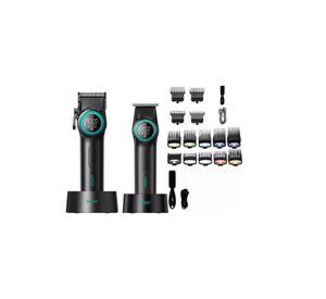 Barber Combo Negro VGR Pro. Cortapelo V-001 + Patillera V-977