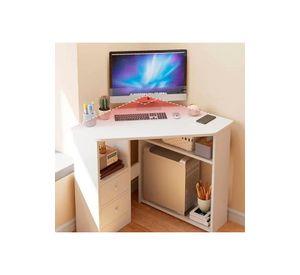 Escritorio esquinero 80x80cm blanco Chic Home