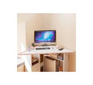 Escritorio esquinero 80x80cm blanco Chic Home