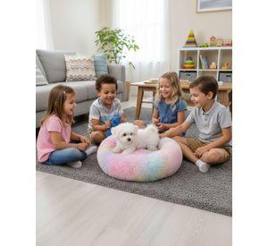 Cama Acolchada de Alta Densidad para tus mascotas 70 cm multicolor