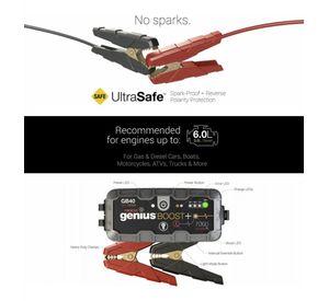 Partidor Bateria Autos Noco® Genius Boost Gb40 12v 1000a