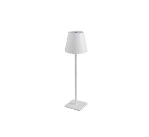 LÁMPARA DE MESA ESCRITORIO PORTÁTIL LED RECARGABLE BLANCO