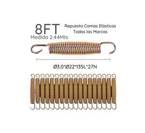42 Resortes Para Camas Elásticas 8ft 2.44mts Glowup