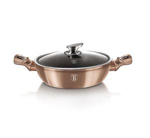 OLLA CON TAPA 2 PZS 28 CM METALLIC LINE ROSE GOLDEN EDITION ANTIADHERENTE