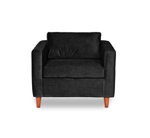 SOFA SICILIA 1C TELA  VELVET  NEGRO