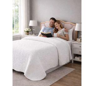 SABANA CON CUBRECAMA DE VERANO KING + 2 ALMOHADAS s61