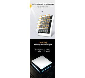 Lámpara Pared Solar Exteriores Sensor Movimiento Rondon