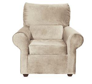 Sillon Beron 1c Felpa Beige  95 x 90 x 100