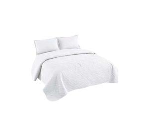 Quilt de Verano Transpirable, Ligero y Elegante 2 plaza Blanco