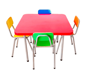 Juego de Kinder 1 Mesa + 4 Sillas