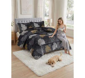 Cubrecamas Sherpa 2 Plazas Plush Ultra Suave De Lujo m20