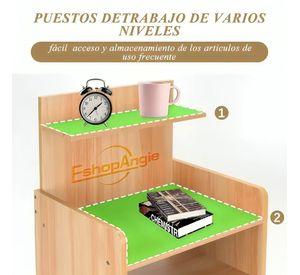 Velador Mesa De Noche 3 Niveles Con Cajon