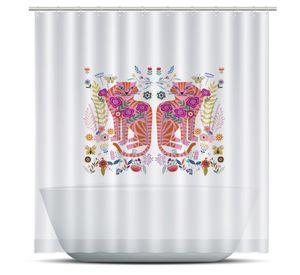 Cortina de Baño Velo Organza - Wild Cat