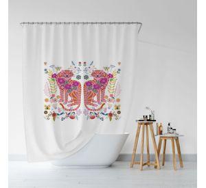 Cortina de Baño Velo Organza - Wild Cat