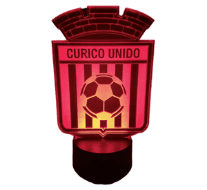 Lámpara ilusión 3D Equipo Curicó 7 Colores Led