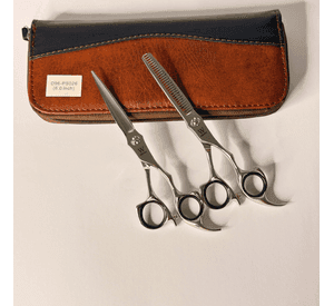 Set Tijeras Profesionales WMARK D96 PS026 Filo Navaja y Esculpidora 6 Silver