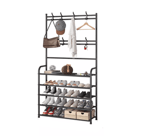 Perchero Multifuncional Zapatera Organizador Ropa Zapatos