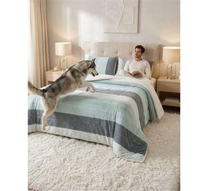 Set Cubrecama Sherpa Con Sabanas Termicas 2 Plazas m3