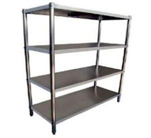 REPISA DE ACERO INOXIDABLES RSS-1000, 1000x500x1550 FULL SS LISA
