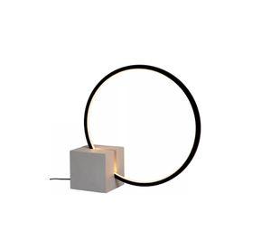 LAMPARA DE MESA CIRKELIS NEGRO Ø32-LED DIMEABLE