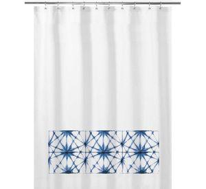 Cortina de Baño Shibori Azul