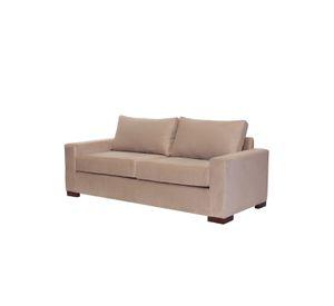 SOFA LIVORNO 3C TELA VELVET BEIGE