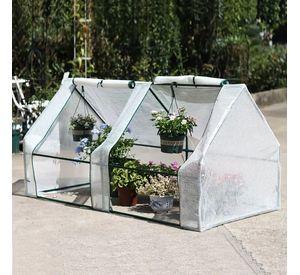 Invernadero de suelo casa armable Bodegas de jardín 180x90x90cm