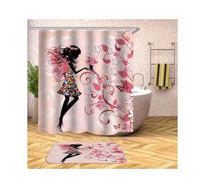 CORTINA PARA BAÑO CON FORRO DE DUCHA 180 cm L28