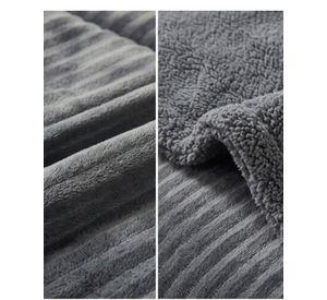 COBERTOR DE INVIERNO CON CHIPORRO RELIEVE LINEAS ELEGANTE KING UNICOLOR QUITA FRÍO NR TFI
