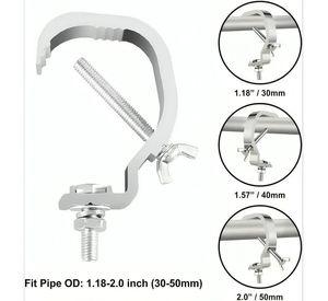 Clamp Soporte Abrazadera De Aluminio Para Ilumincacion