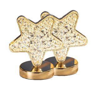 Lampara Mesa Estrella Led Romantica Domitorio Moderna Lau